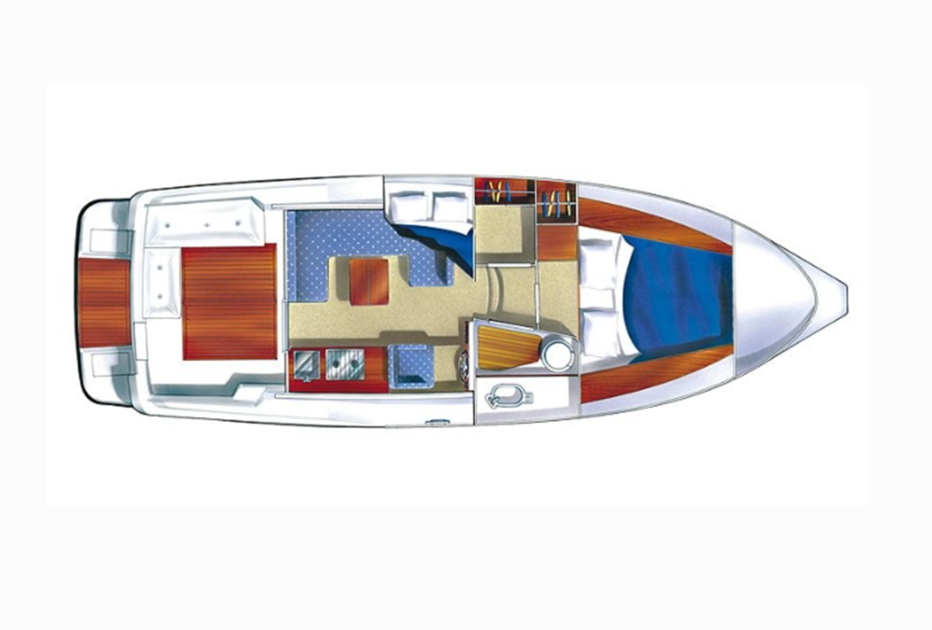 Nimbus 320 Coupe Layout